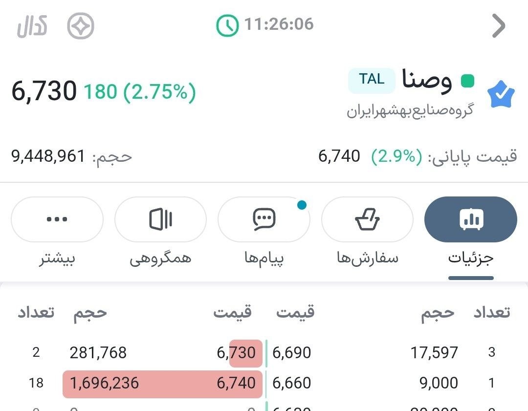 «وصنا واقعا از خوبان هست» — تصویر پیوست