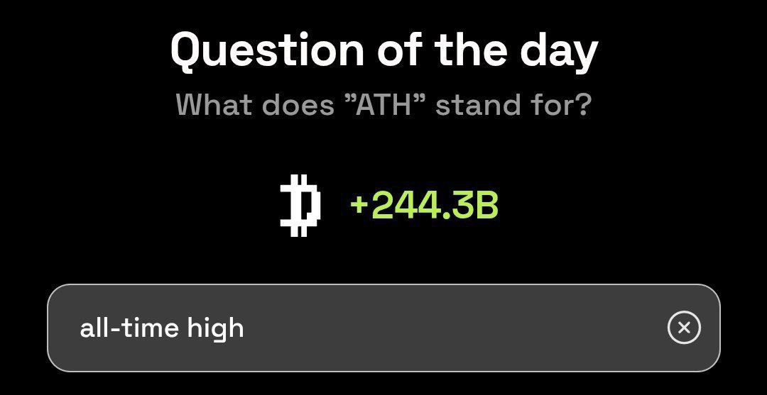 «‏ATH مخفف چیست؟ all-time high» — تصویر پیوست