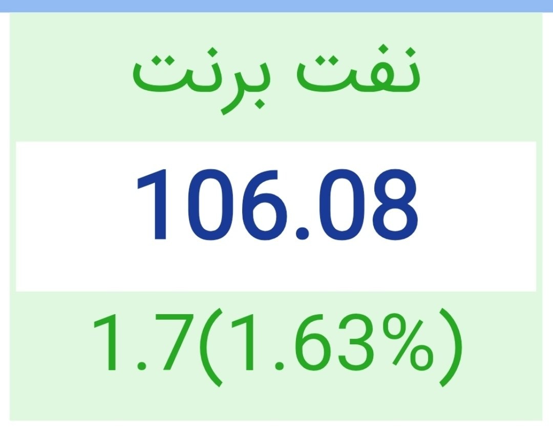 «نفت برنت ۱۰۶ دلار» — تصویر پیوست