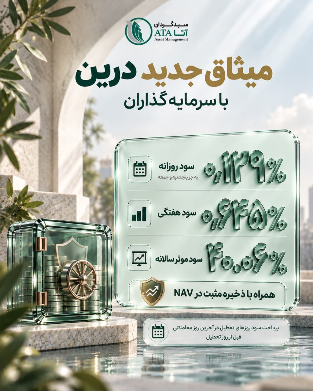 «میثاق جدید درین با سرمایه‌گذاران» — تصویر پیوست