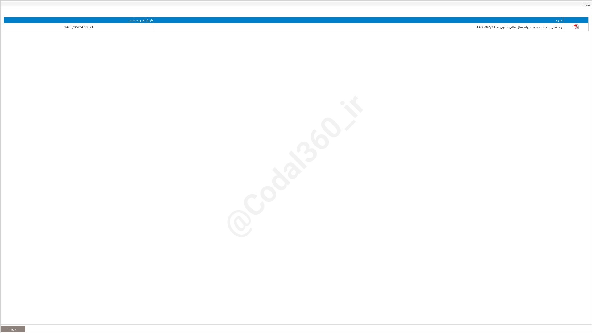 «تاپیکو زمانبندی پرداخت سود دوره 12 ماهه منتهی به 1405/02/31(اصلاحیه) شرکت سرمایه گذاری…» — تصویر پیوست