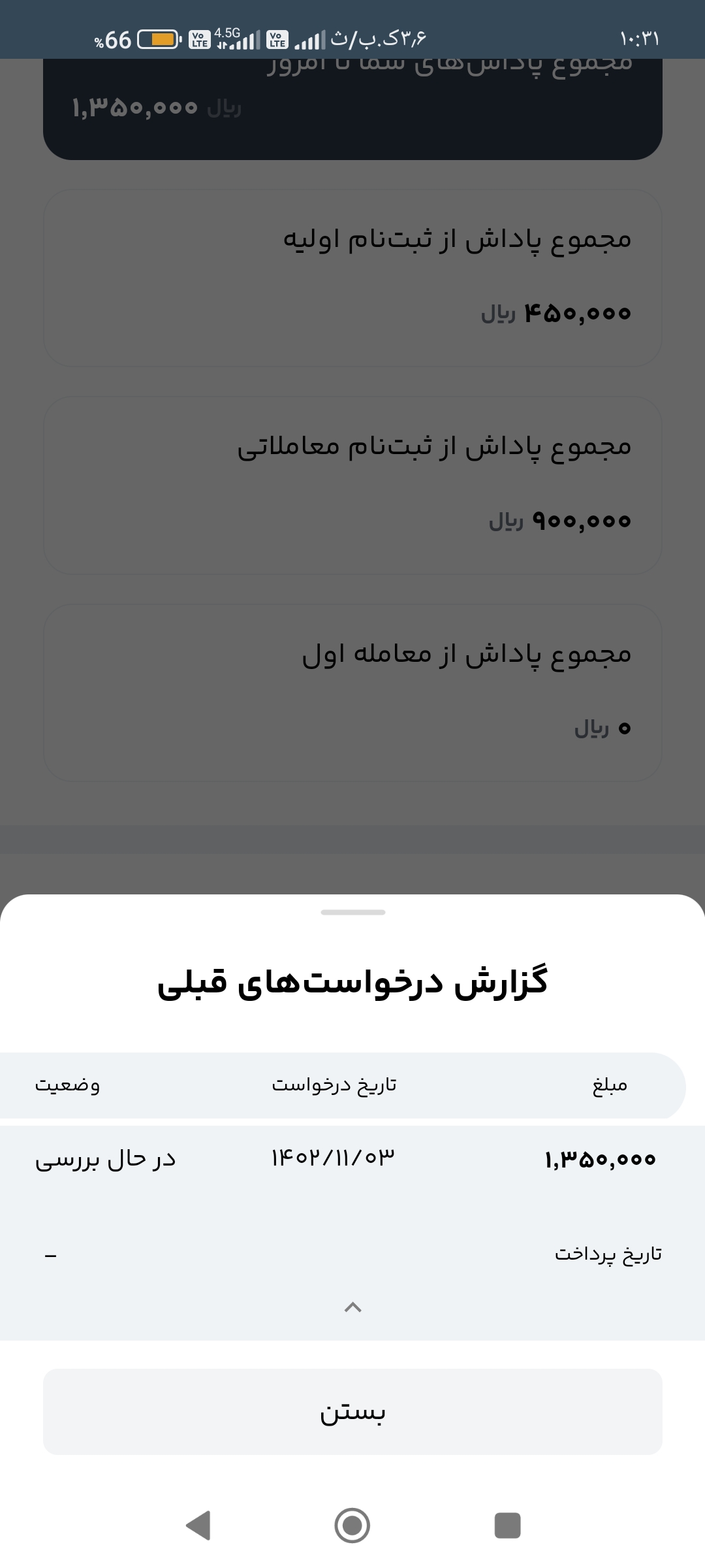 «هنوز واریز نکردن صندوق فیروزا هم ندادن» — تصویر پیوست